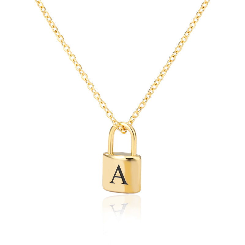 Lock Letter Necklace