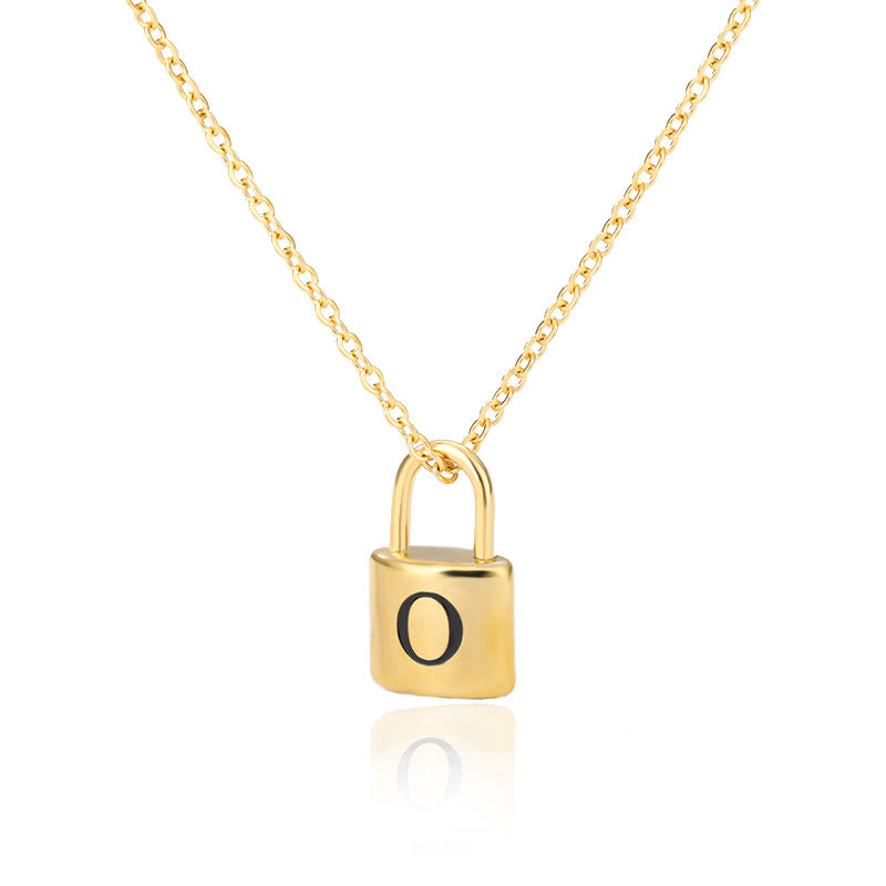 Lock Letter Necklace