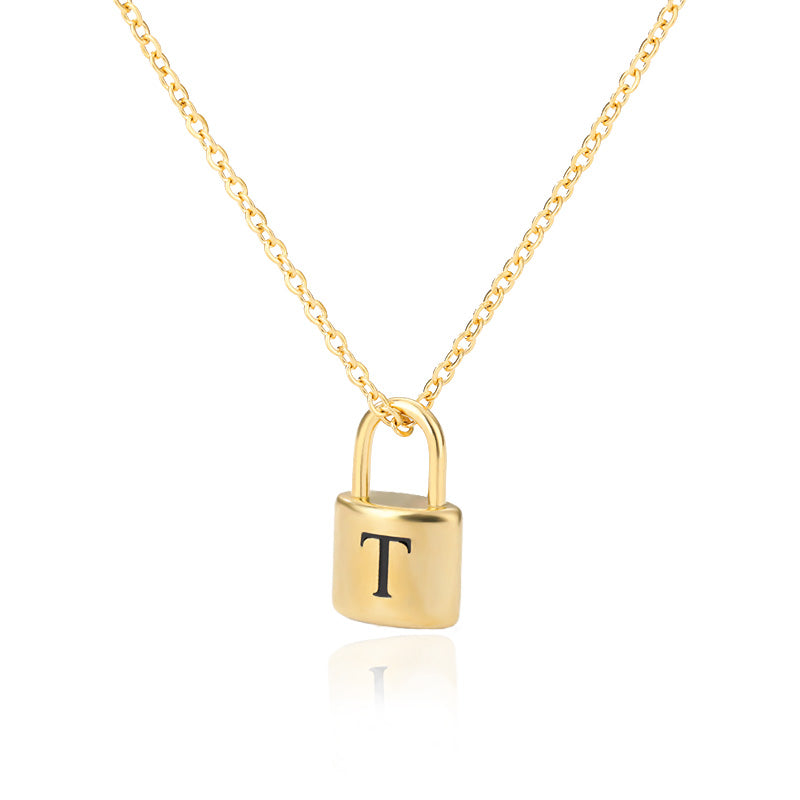 Lock Letter Necklace