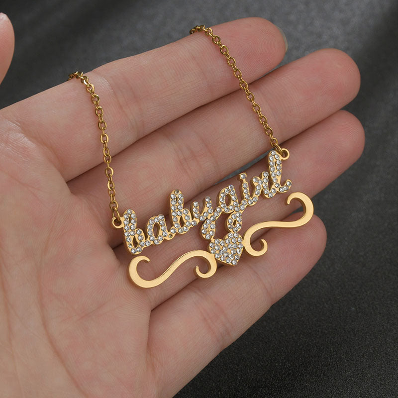 Personalized "Babygirl" Necklace
