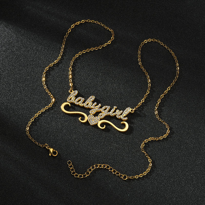 Personalized "Babygirl" Necklace