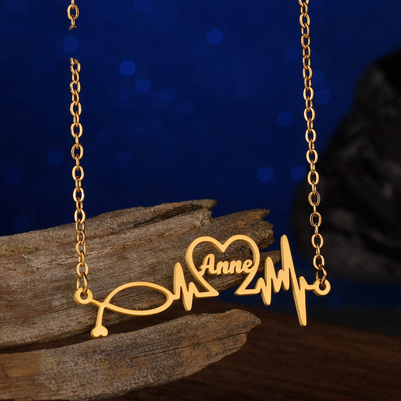 Personalized "Heart" Necklace