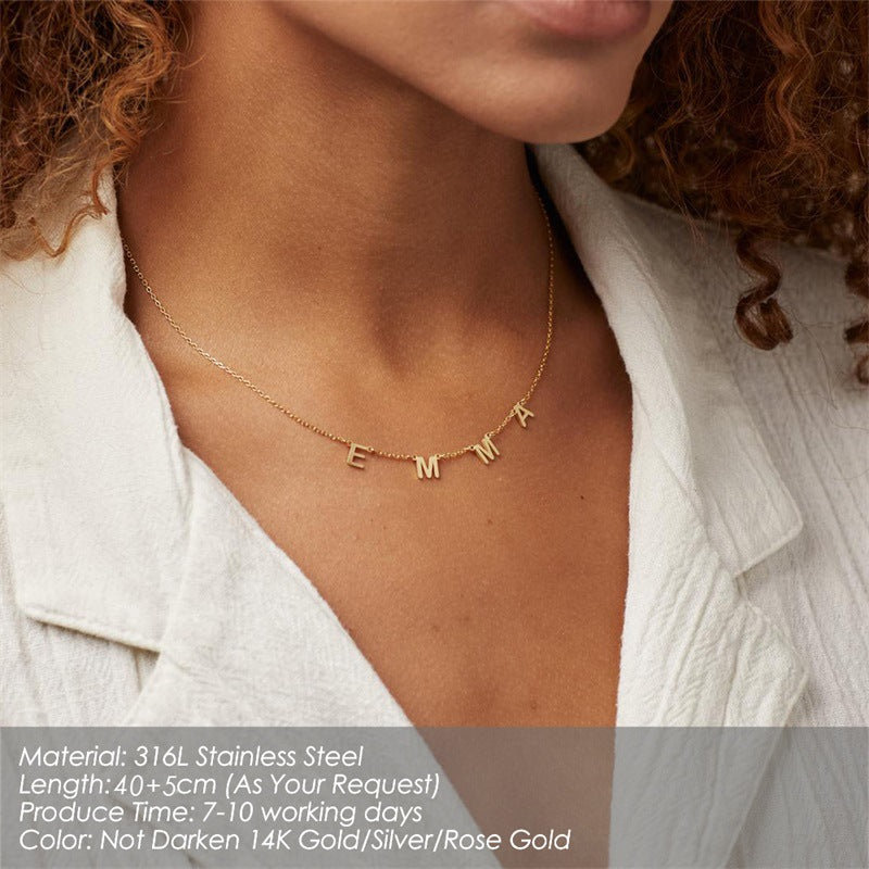 Personalized "Alphabet" Necklace
