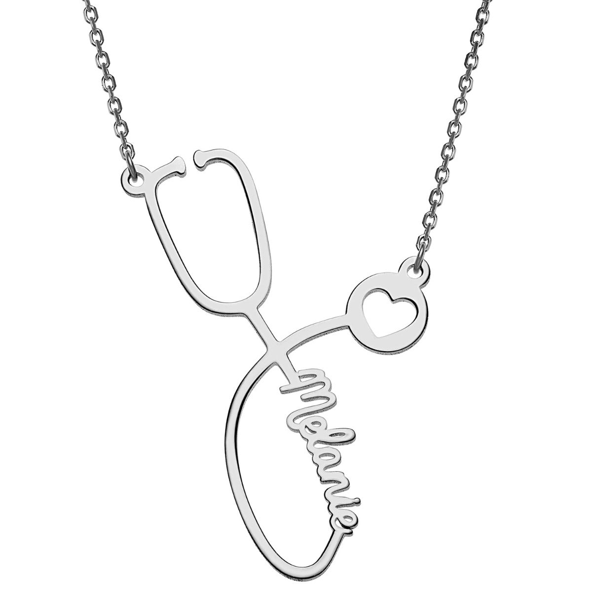 Personalized "Stethoscope" Necklace