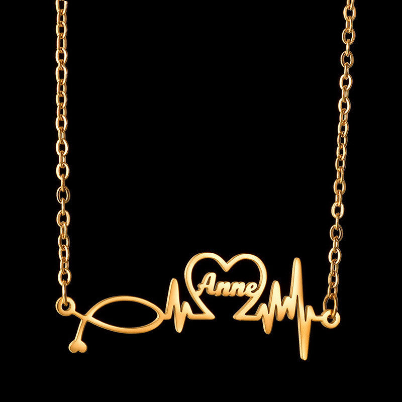 Personalized "Heart" Necklace