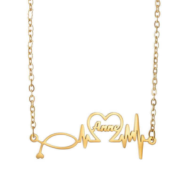 Personalized "Heart" Necklace