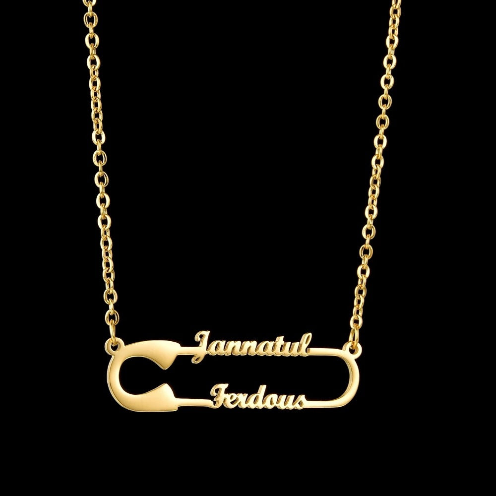 Personalized "Pin" Necklace