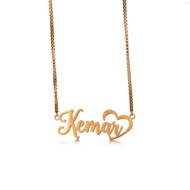 Personalized "Valentine" Necklace