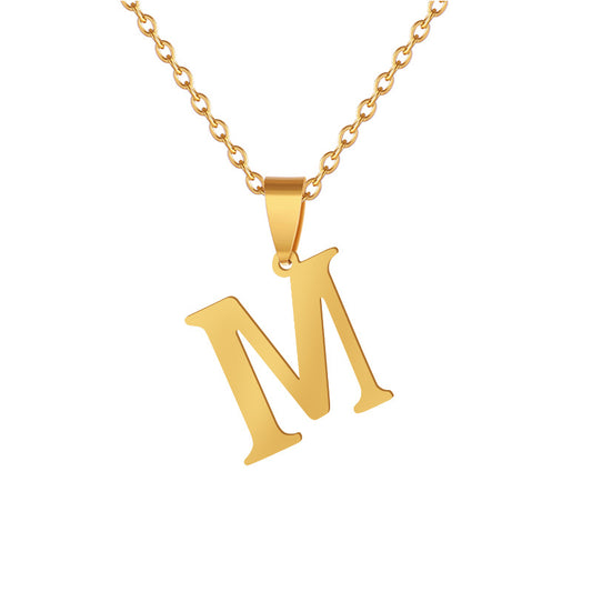 Personalized "personality letter" Necklace