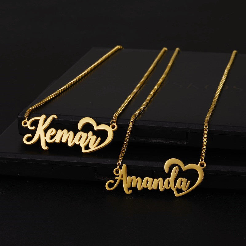 Personalized "Valentine" Necklace