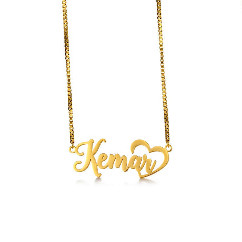 Personalized "Valentine" Necklace