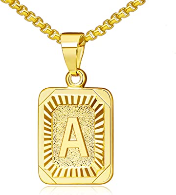 Personalized "Gold letter" Necklace